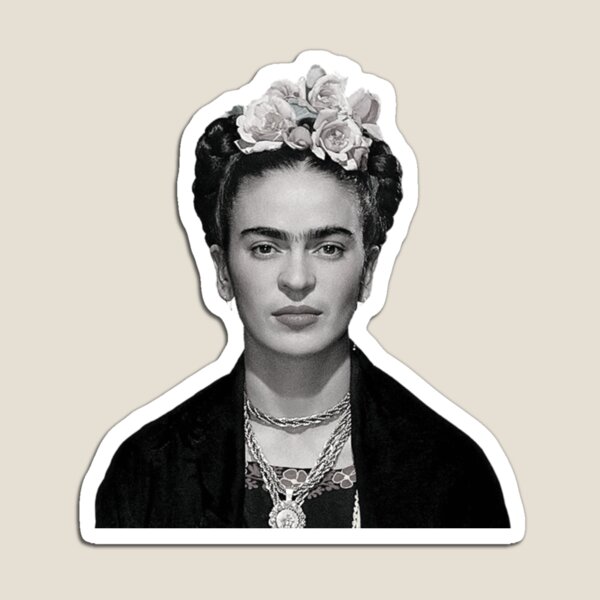 Artikel-Vorschau von Frida Kahlo Porträt schwarz und weiß, klassisch, designt und verkauft von Adriana C (All about Frida).