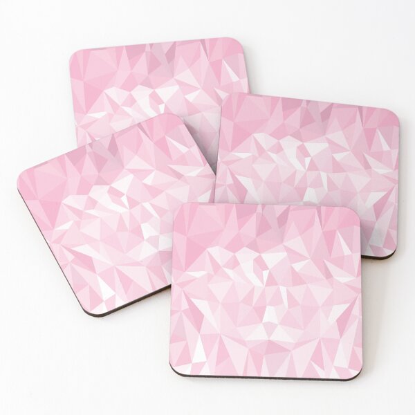 Item preview, Pink Geometric Triangles - Low Poly  designed and sold by TigerTom Design.