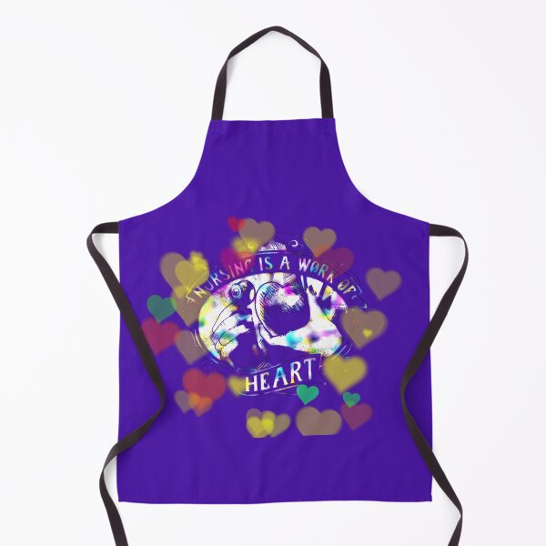 Item preview, Nursing Is A Work Of Heart designed and sold by robspencer.