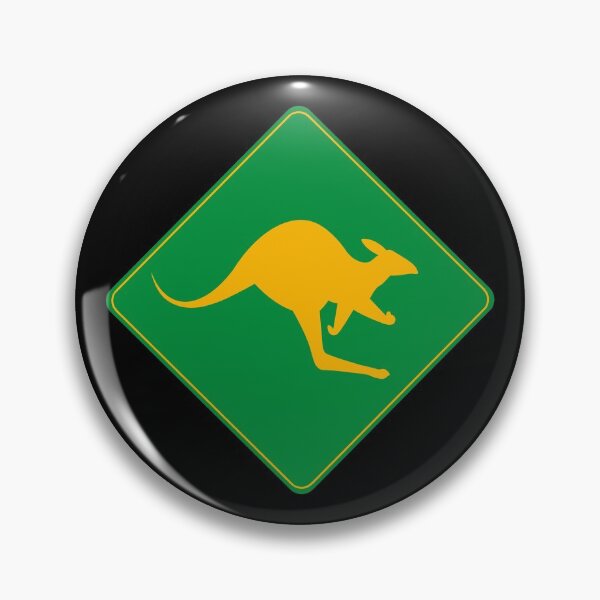 Item preview, Thumbs Up Kangaroo Road Sign designed and sold by FriendsList.