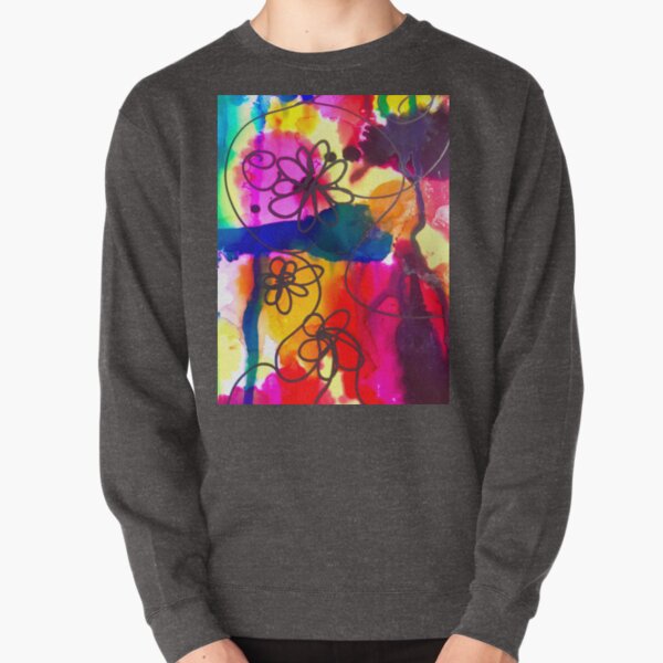 Scribble in Ink Pullover Sweatshirt