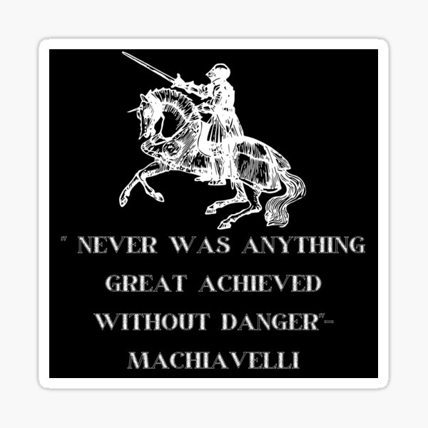 Item preview, Machiavellian Bravery designed and sold by TheWallFlowersofCypress.