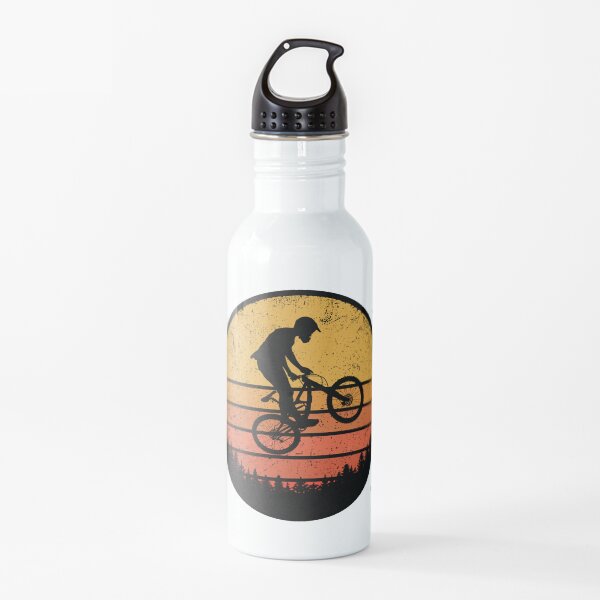 Mountain Biking Retro Water Bottle