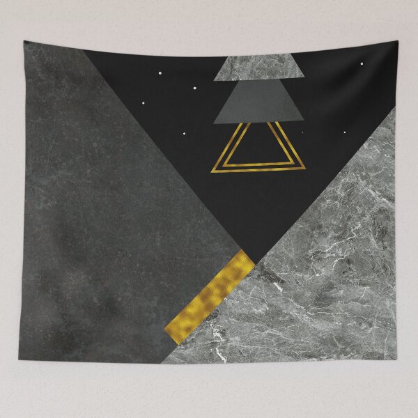 Item preview, Sacred Stone Triangles at Night designed and sold by AmbienceArt.