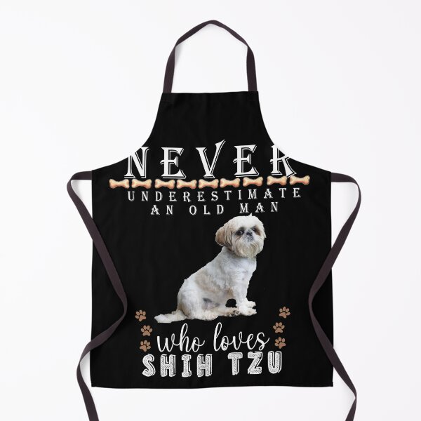 Item preview, Never underestimate an old man who loves Shin tzu designed and sold by . JustBeUnique ..