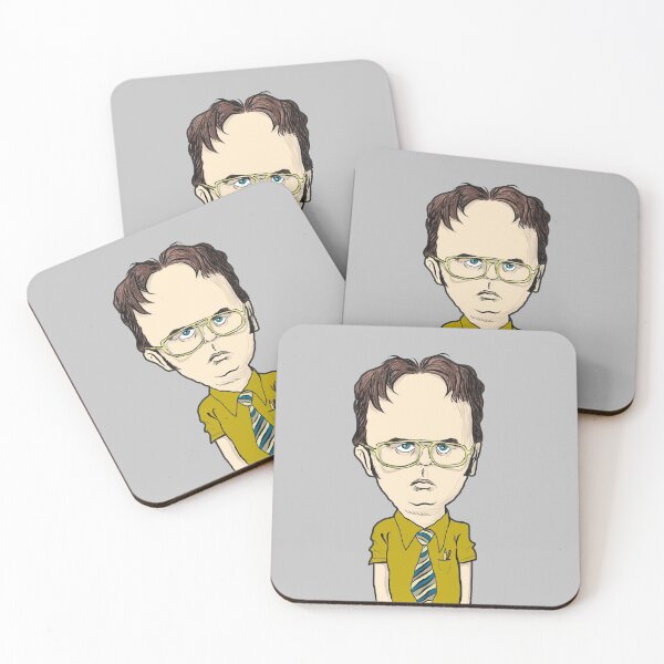 Item preview, Dwight Schrutte caricature designed and sold by BatemanBranding.