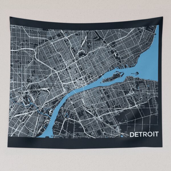 Item preview, Streets of Detroit designed and sold by ZionicArt.