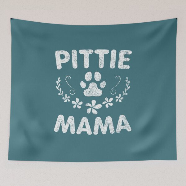 Item preview, Pittie Mama Shirt Pitbull Lover Gift Pit Bull Funny Dog Mom designed and sold by KuznecovaDesign.