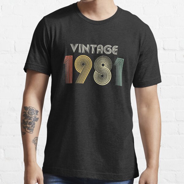40th Birthday Vintage 1980 Gift Essential T-Shirt