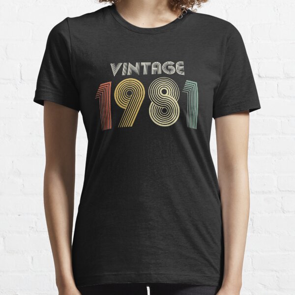 40th Birthday Vintage 1980 Gift Essential T-Shirt
