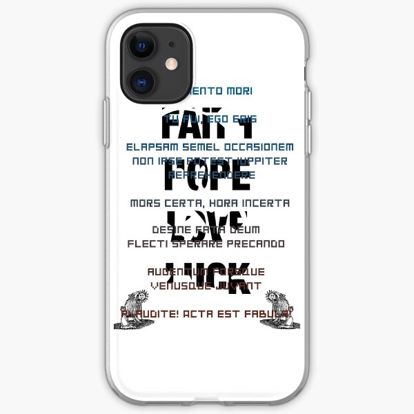 Zero Escape latin phrases iPhone Soft Case