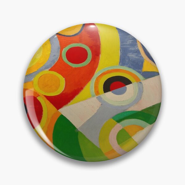 Item preview, Robert Delaunay, circles, Swinging, famous, abstract, painting, Die Kuh, circles designed and sold by Qrhoo.