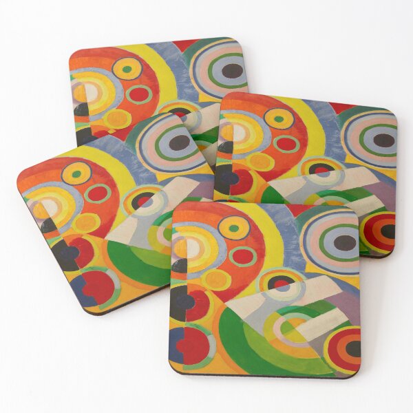 Item preview, Robert Delaunay, circles, Swinging, famous, abstract, painting, Die Kuh, circles designed and sold by Qrhoo.