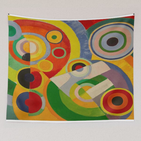 Artikelvorschau, Robert Delaunay, circles, Swinging, famous, abstract, painting, Die Kuh, circles entworfen und verkauft von Qrhoo.