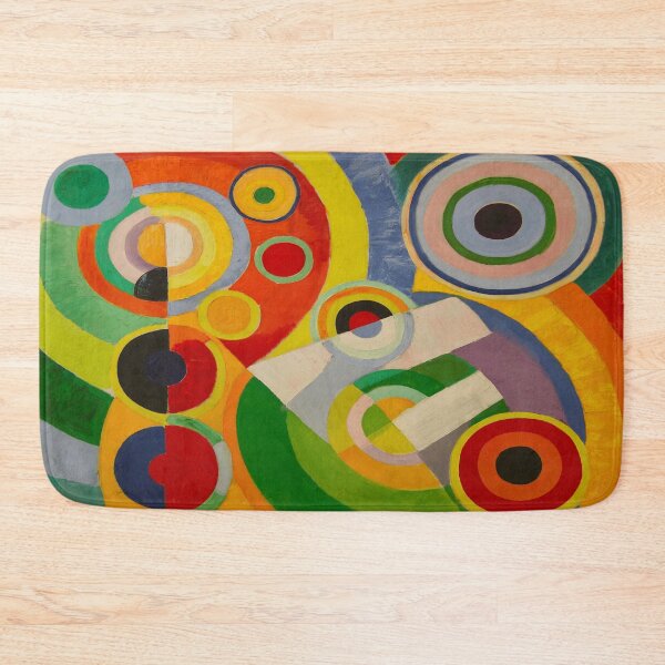 Item preview, Robert Delaunay, circles, Swinging, famous, abstract, painting, Die Kuh, circles designed and sold by Qrhoo.