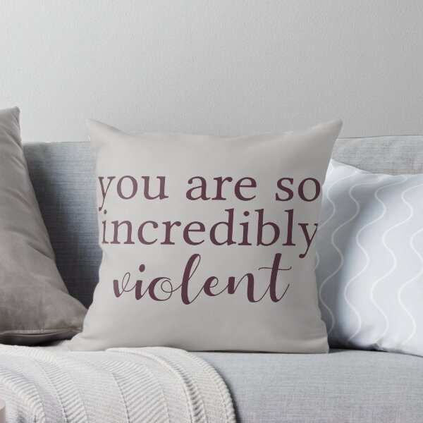 Item preview, From Blood and Ash - Incredibly Violent Quote designed and sold by Kat-Kreations.