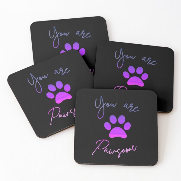 Item preview, You are pawsome dog pawsome paw print gradient designed and sold by Violet Treasures.