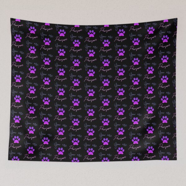 Item preview, You are pawsome dog pawsome paw print gradient designed and sold by Violet Treasures.