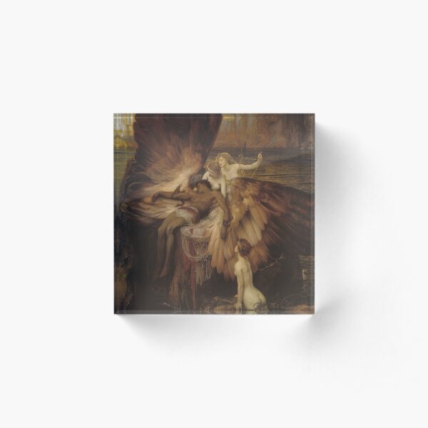 Herbert Draper - The Lament for Icarus Acrylic Block