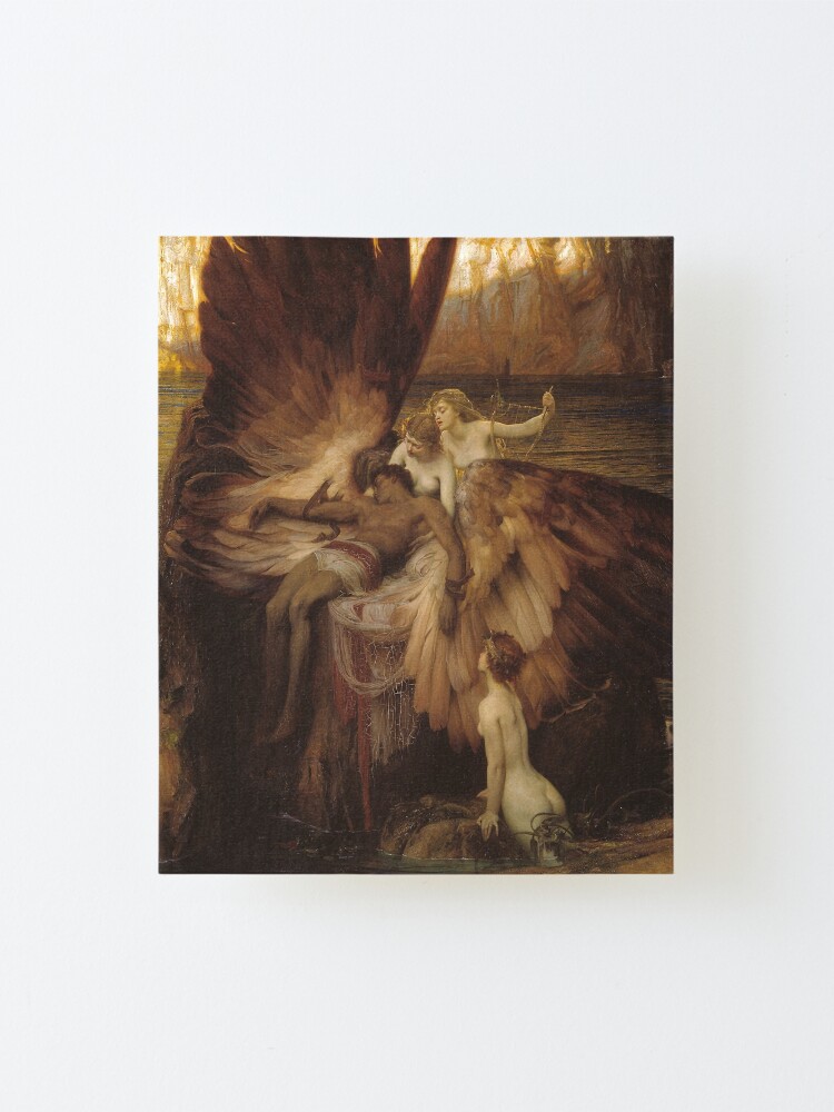 Alternate view of Herbert Draper - The Lament for Icarus Mounted Print