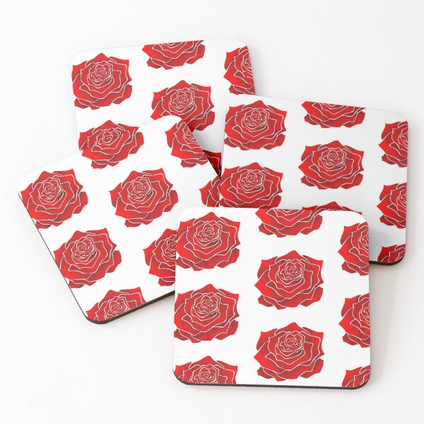 Item preview, Rose with dots designed and sold by MeikoDesign.