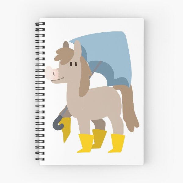 Item preview, just a horse in rain boots with an umbrella designed and sold by LittleSkittle06.