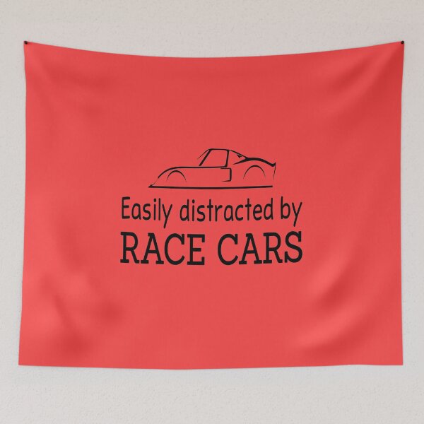 Item preview, Easily distracted by Race Cars  designed and sold by JustGift.