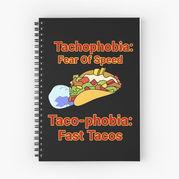 Item preview, Tachophobia: Fear Speed. Taco-Phobia: Fast Tacos Design designed and sold by Angela Mello.