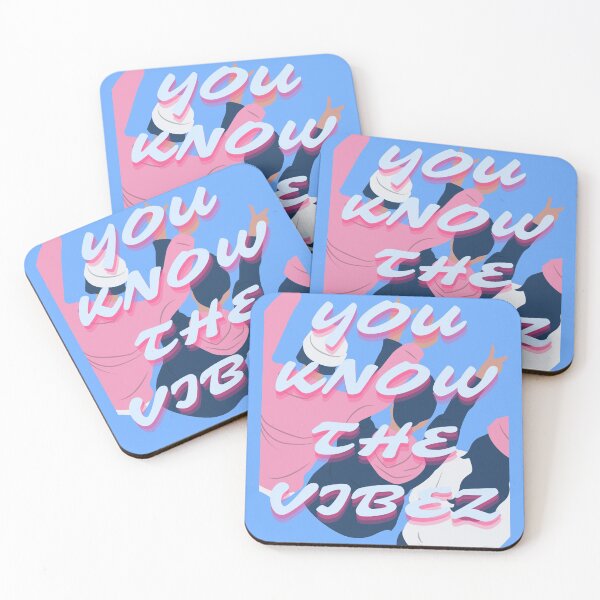 Item preview, 'You know the vibes'blue and pink aestethic  designed and sold by MynameisRafe.