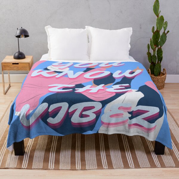 Item preview, 'You know the vibes'blue and pink aestethic  designed and sold by MynameisRafe.