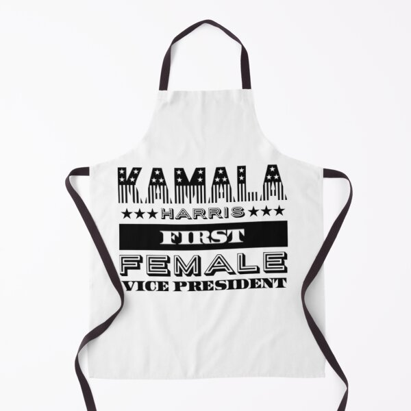 Item preview, Black and White Stars and Stripes Kamala Harris First Female Vice President designed and sold by MimsTees.