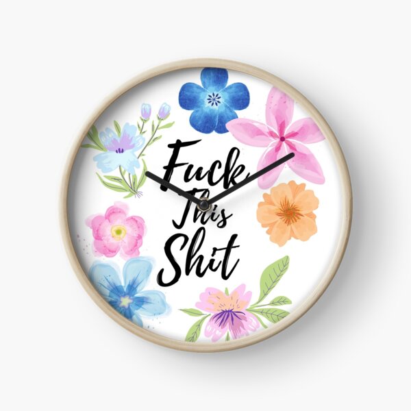 Item preview, Fuck This Shit Floral designed and sold by DeeXdesigns.