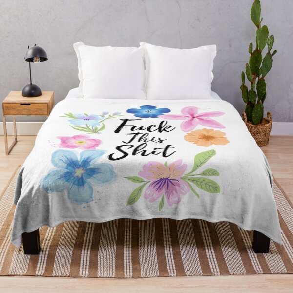 Item preview, Fuck This Shit Floral designed and sold by DeeXdesigns.