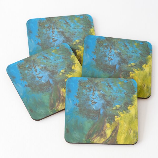 Item preview, Mother Nature acrylic painting designed and sold by ElleJStudio.
