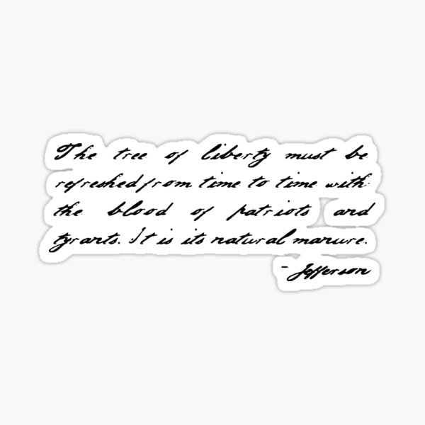 Item preview, Jefferson on the Tree of Liberty's Manure designed and sold by longneckgoosie.