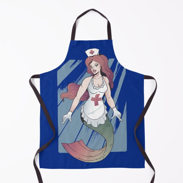 Item preview, Mermaid Nurse designed and sold by Piztees.