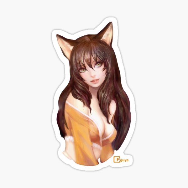Cute CatGirl Figuchan Sticker