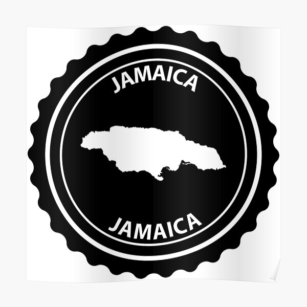 "Jamaica stamp" Poster by Danler Redbubble