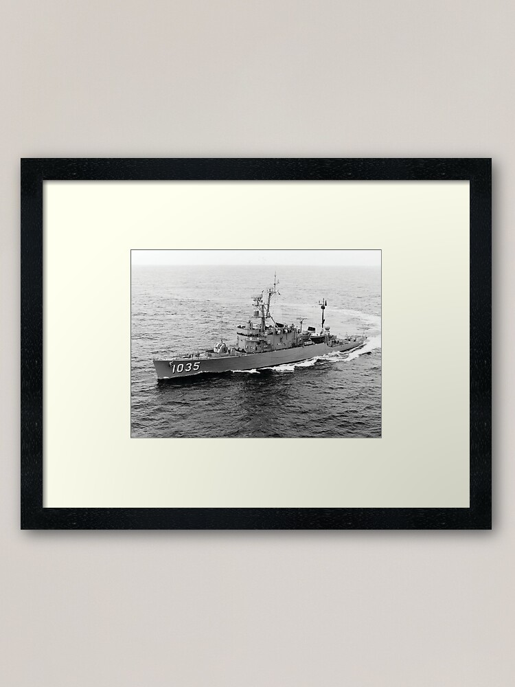 Alternate view of USS CHARLES BERRY (DE-1035) SHIP'S STORE Framed Art Print