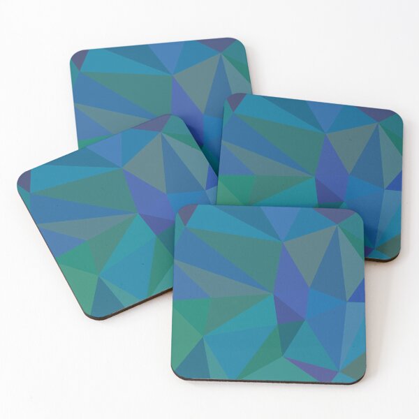 Item preview, Blue low poly background designed and sold by Iryna Pakhomova.