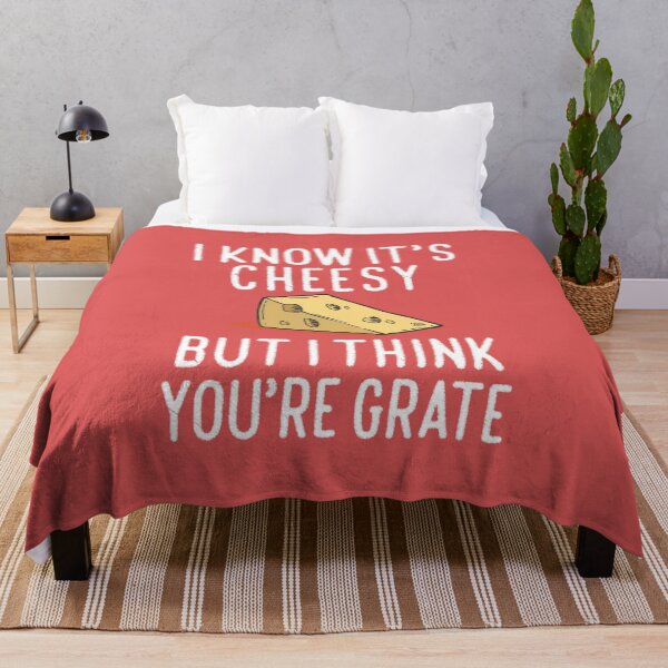 Item preview, I Know It's Cheesy But I Think You're Grate, Funny Baking Humor, Best Cheese Lover Gift designed and sold by UMED :).