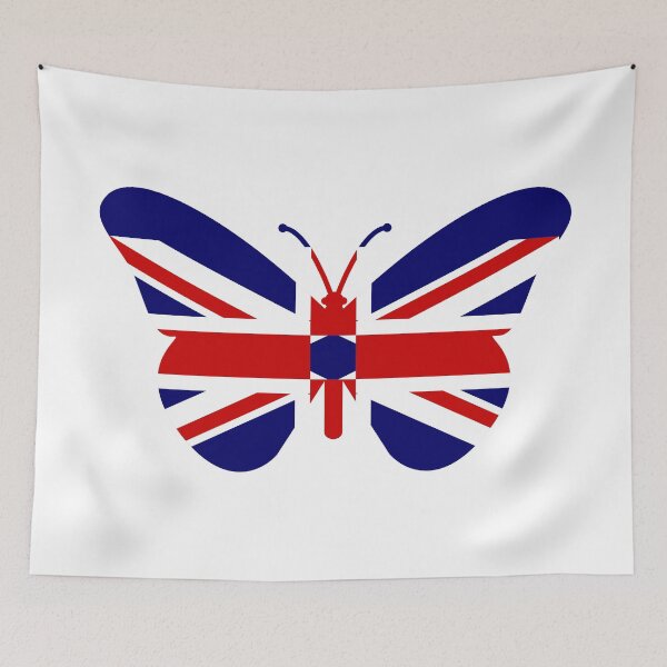 Item preview, Butterfly UK  Flag Design designed and sold by Design-Maniya.