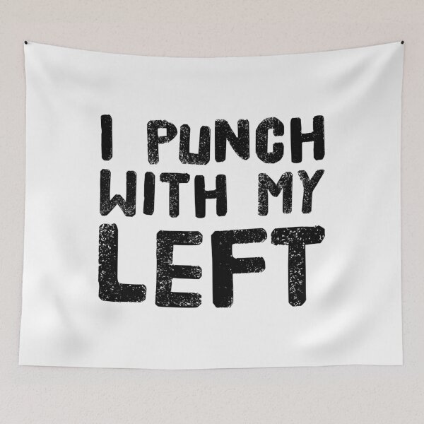 Item preview, I Punch With My Left designed and sold by ArqDezines.