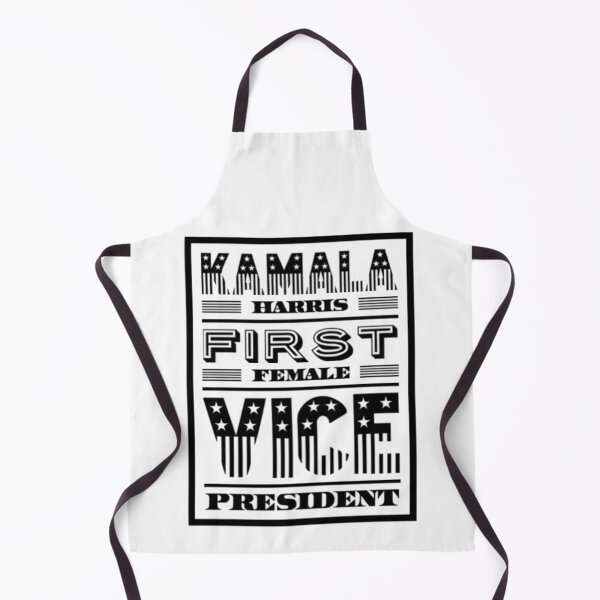 Item preview, Black and White Stars and Stripes Kamala Harris First Female Vice President designed and sold by MimsTees.