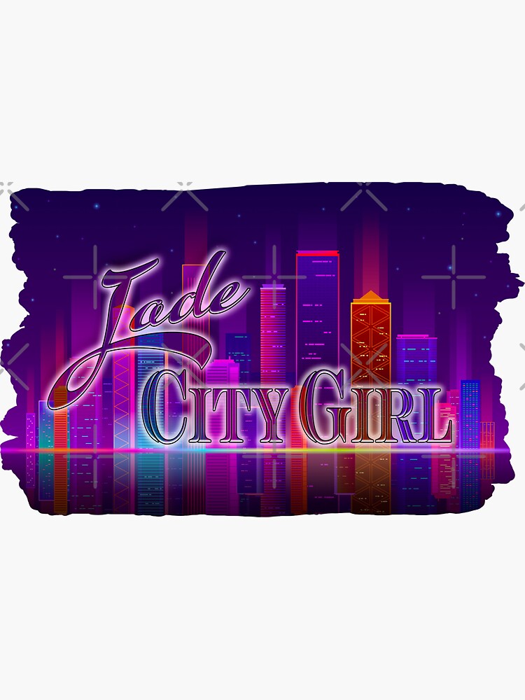 "Jade City Girl Series" Sticker by GTLEnterprises Redbubble