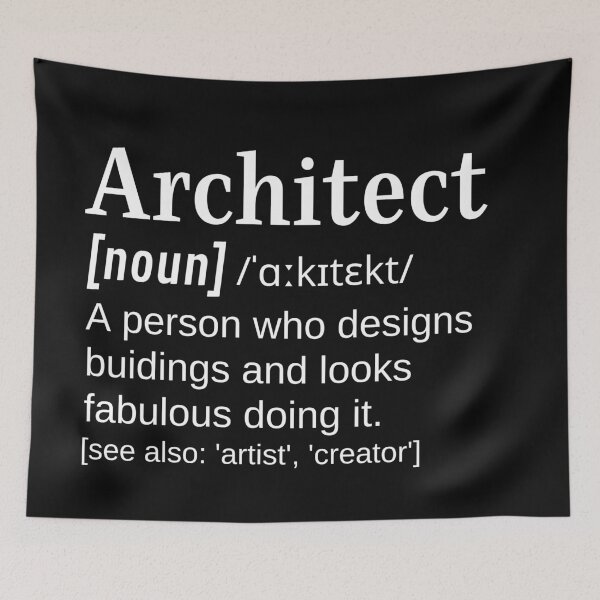Item preview, Architect Funny Definition Fabulous and Designs Buildings designed and sold by DefinitionX.