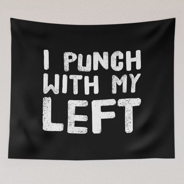Item preview, I Punch With My Left Funny designed and sold by ArqDezines.