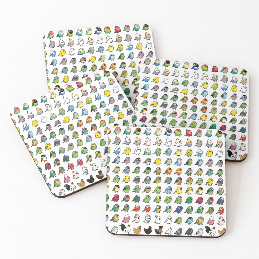 Item preview, Coasters (Set of 4) designed and sold by birdhism.