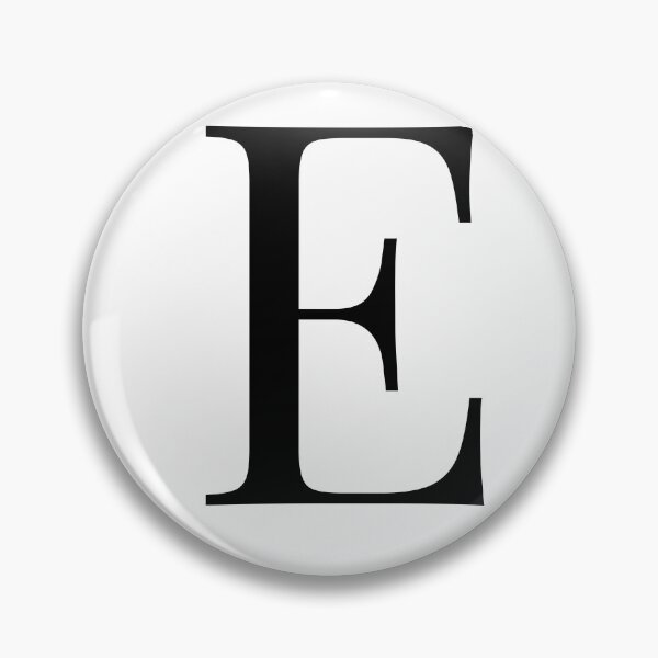 Item preview, Letter E in a Classic Font designed and sold by Kaitlyn Hart.