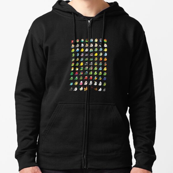 Everybirdy Collection Zipped Hoodie
